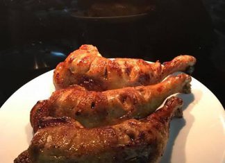 Gà chiên mật ong không dầu