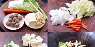 Vermicelli with vegetables and meat: Only 1 dish for dinner that is full of quality – delicious and does not cause weight gain!