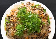 Miến xào chay ngon miệng cho ngày rằm
