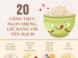 Gợi ý thực phẩm ngon miệng ăn kèm yến mạch không gây tăng cân