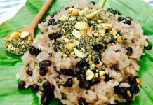 Black bean sticky rice