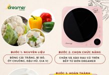 STIR-FRIED VEGETABLES WITH TOFU AND SESAME SAUCE USING DREAMER IH COOKTOP
