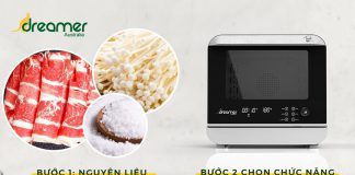 BACON WRAPPED ENOKI MUSHROOMS ROLL USING STEAM AIR FRYER DKA-SAF118W