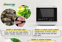 SHRIMP USING STEAM AIR FRYER DKA-SAF118W