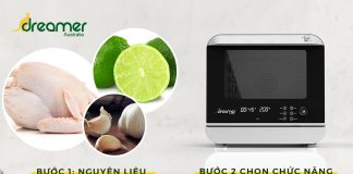 ROASTED CHICKEN WITH CHILI SALT USING STEAM AIR FRYER DKA-SAF118W