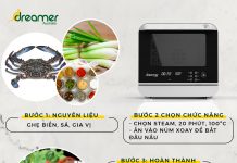 STEAMED SENTINEL CRAB WITH LEMONGRASS USING STEAM AIR FRYER DKA-SAF118W