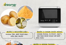 CHEESE FLAVORED FRENCH FRIES USING STEAM AIR FRYER DKA-SAF118W