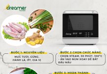 GINGER STEAMED SQUID USING STEAM AIR FRYER DKA-SAF118W