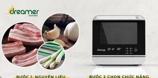 GRILLED SKEWERED MEAT WITH HONEY LEAVES USING STEAM AIR FRYER DKA-SAF118W