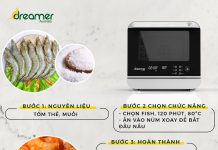 DRIED SHRIMP USING STEAM AIR FRYER DKA-SAF118W
