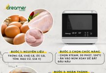 STEAMED EGGS WITH SHRIMP USING STEAM AIR FRYER DKA-SAF118W