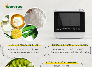 STEAMED TAPIOCA LAYER CAKE USING STEAM AIR FRYER DKA-SAF118W