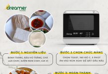 VEGETARIAN BAKED RICE PAPER USING STEAM AIR FRYER DKA-SAF118W