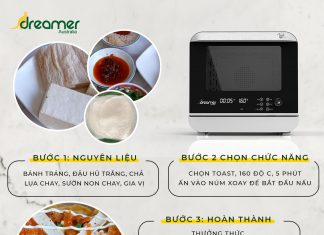 VEGETARIAN BAKED RICE PAPER USING STEAM AIR FRYER DKA-SAF118W