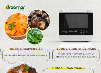 GRILLED ZUCCHINI WITH MUSHROOMS USING STEAM AIR FRYER DKA-SAF118W